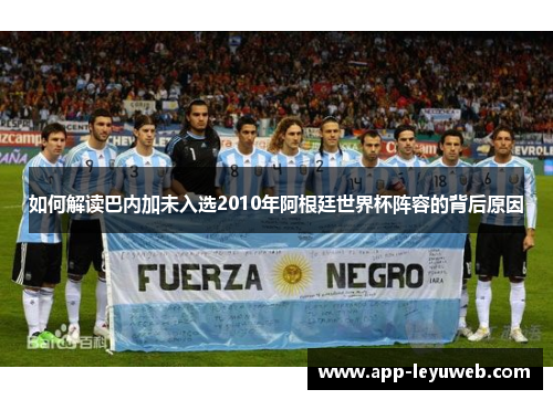 如何解读巴内加未入选2010年阿根廷世界杯阵容的背后原因